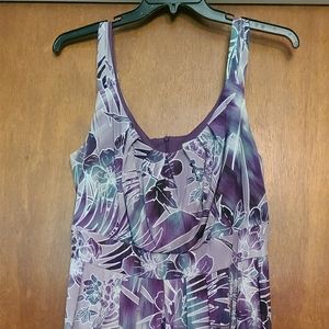 Knee length purple dress!